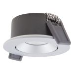 Ledvance LED Spot Air Adjust Aluminium Zilver 4W 320lm 36D - 930 Warm Wit | Zaagmaat 68mm - IP23 - Beste Kleurweergave - Dimbaar Ledvance LED Spot Air Adjust Aluminium Zilver 4W 320lm 36D - 930 Warm Wit | Zaagmaat 68mm - IP23 - Beste Kleurweergave - Dimbaar