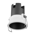Ledvance LED Spot Twist Pro Aluminium Zwart Reflector 5W 350lm 30D - 830 Warm Wit | 70mm - Zaagmaat 65mm - IP20 Ledvance LED Spot Twist Pro Aluminium Zwart Reflector 5W 350lm 30D - 830 Warm Wit | 70mm - Zaagmaat 65mm - IP20