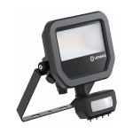 Ledvance LED Breedstraler Aluminium Zwart 8W 1100lm 100D - 830 Warm Wit | IP65 - Bewegings- En Lichtsensor - Symmetrisch Ledvance LED Breedstraler Aluminium Zwart 8W 1100lm 100D - 830 Warm Wit | IP65 - Bewegings- En Lichtsensor - Symmetrisch