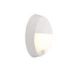Ansell LED Bulkhead Helder Circulair Ooglid Wit 12.5W 1058lm - 830-840-865 CCT | 215mm - IP54 - Bewegings- en lichtsensor Ansell LED Bulkhead Helder Circulair Ooglid Wit 12.5W 1058lm - 830-840-865 CCT | 215mm - IP54 - Bewegings- en lichtsensor