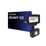 Noxion LED Breedstraler Beamy G3.1 Zwart 10W 1100lm 100D - 840 Koel Wit | IP65 - Bewegings- en Lichtsensor - Symmetrisch  Noxion LED Breedstraler Beamy G3.1 Zwart 10W 1100lm 100D - 840 Koel Wit | IP65 - Bewegings- en Lichtsensor - Symmetrisch