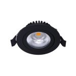 Noxion LED Kantelbaar Slim Spot Zwart Rond 6W 550lm 60D - 927 Zeer Warm Wit | 85mm - IP54 - Dimbaar - Beste Kleurweergave Noxion LED Kantelbaar Slim Spot Zwart Rond 6W 550lm 60D - 927 Zeer Warm Wit | 85mm - IP54 - Dimbaar - Beste Kleurweergave