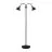 Nordlux Ray Vloer Lamp Metaal Zwart | Geschikt voor 2x E14