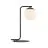 Nordlux Grant Tafellamp Glas Zwart | Geschikt voor 1x E14