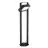 Nordlux Saulio Sokkel Lamp Aluminium Zwart - Buitenverlichting - 4.45W 370lm - 830 Warm Wit | IP44